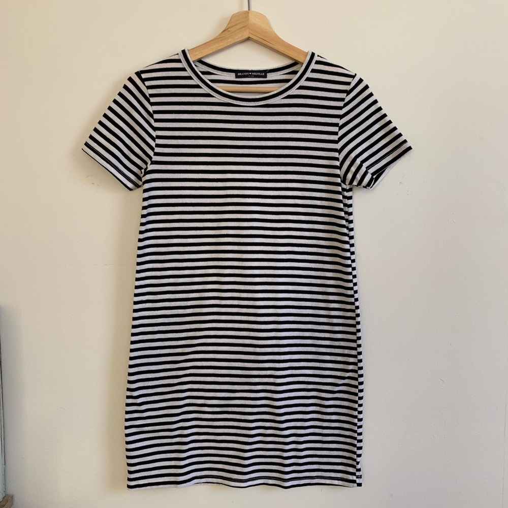 Brandy Melville Striped Mini Dress One Size